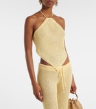 Bananhot Liz sequined halterneck top