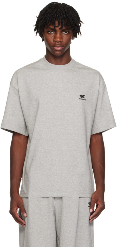 Photo: ADER error Gray Embroidered T-Shirt