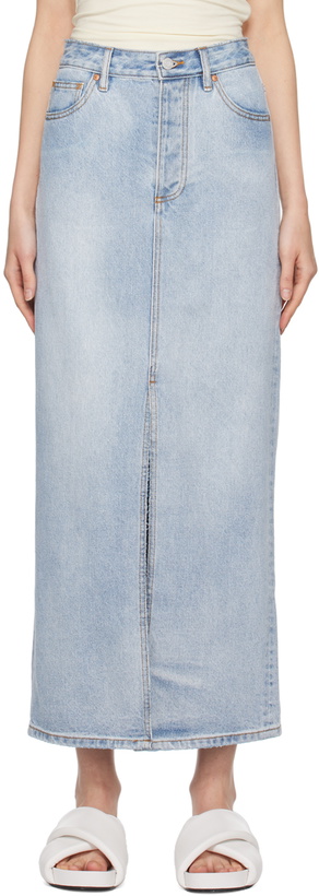 Photo: CAMILLA AND MARC Blue Phoebe Maxi Skirt