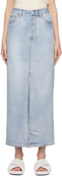CAMILLA AND MARC Blue Phoebe Maxi Skirt