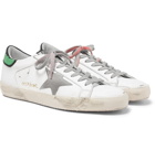 Golden Goose Deluxe Brand - Superstar Distressed Leather and Suede Sneakers - Men - White