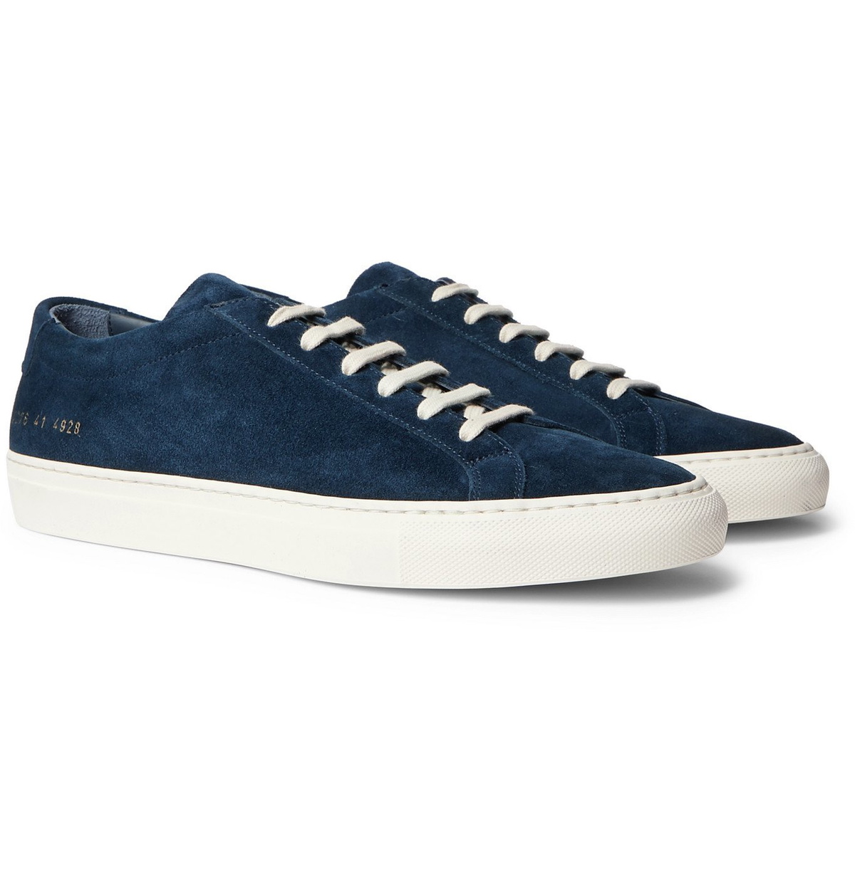 Common Projects - Achilles Suede Sneakers - Blue Common Projects