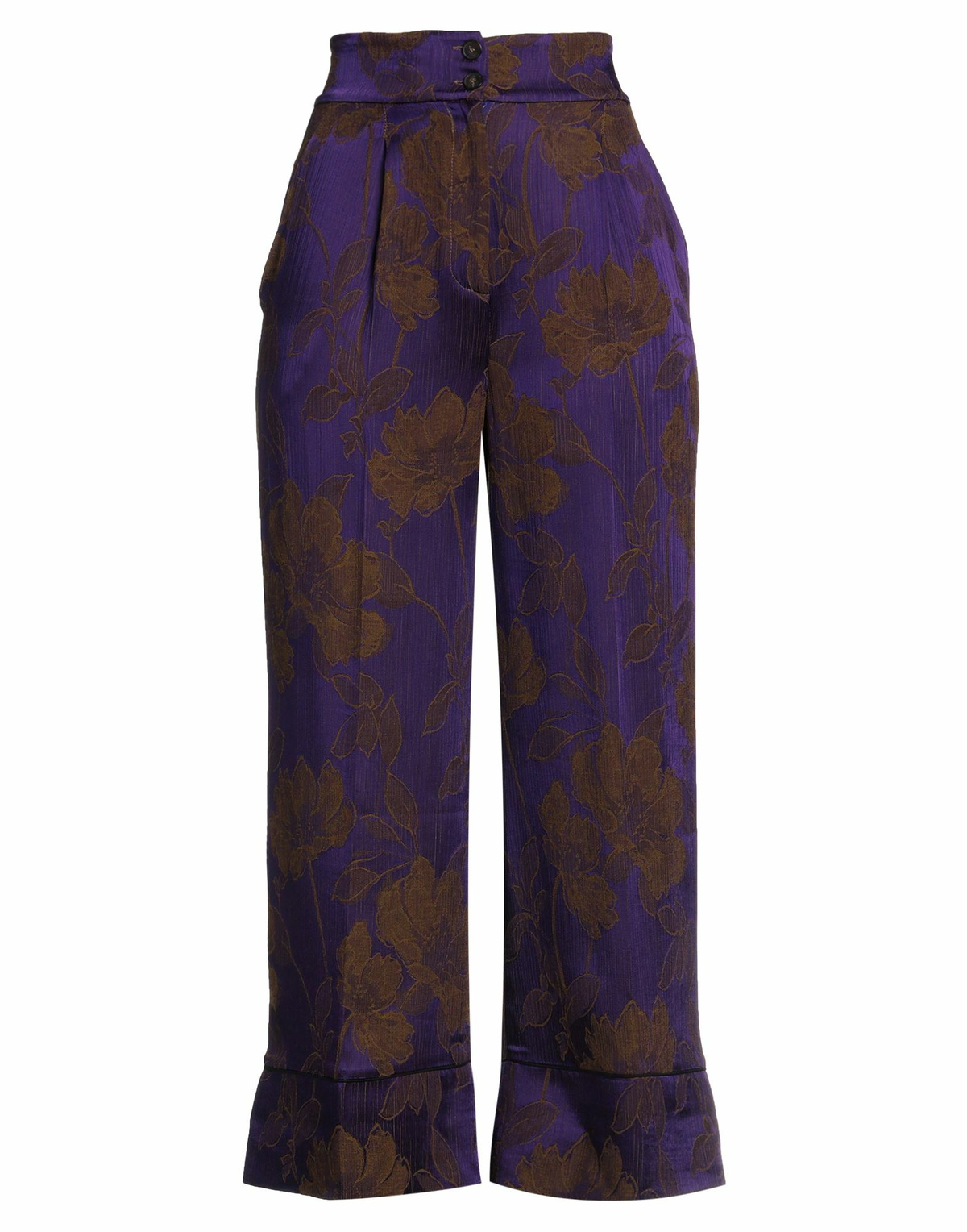 Alessia Santi Womens Pants in Purple