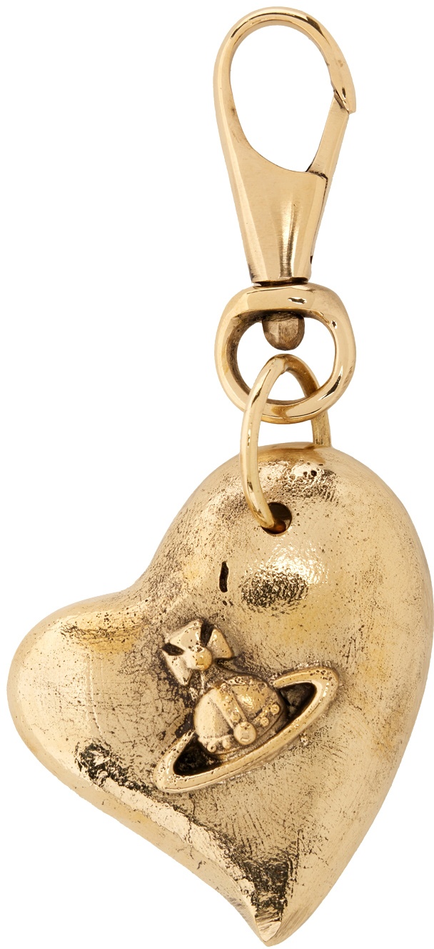Vivienne Westwood Gold Gadget Heart Keychain Vivienne Westwood