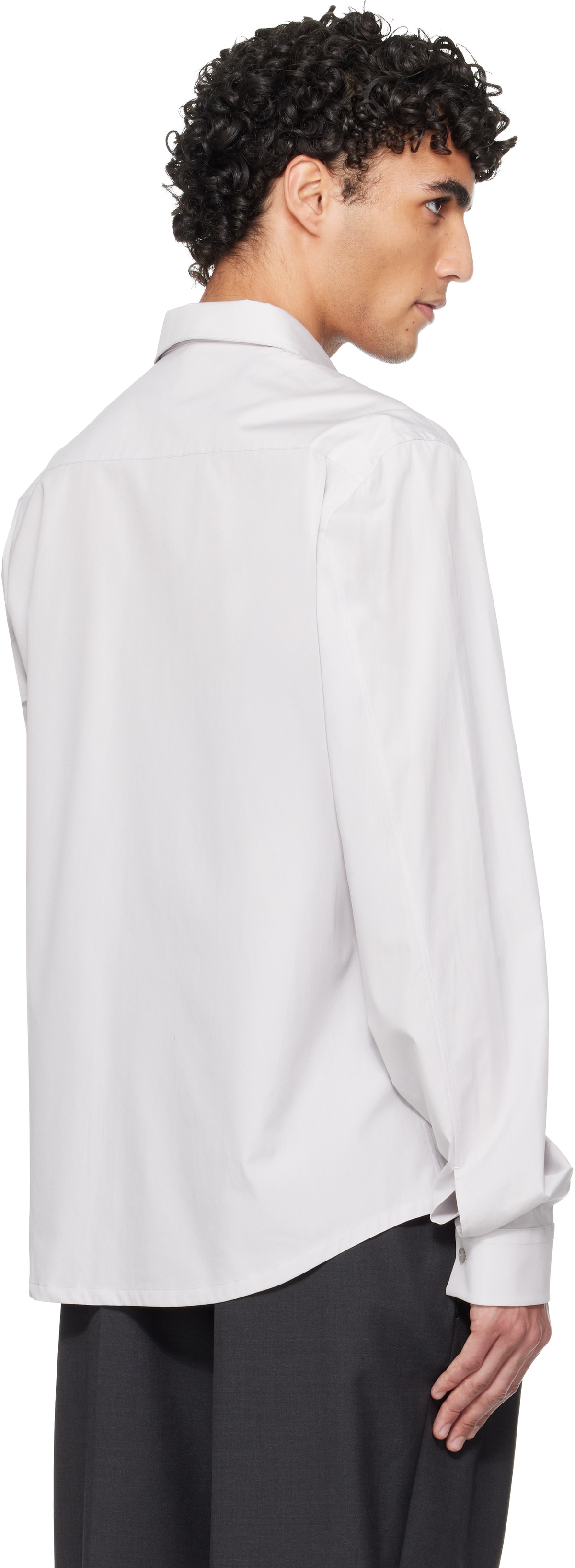 Rier Gray Popeline Shirt