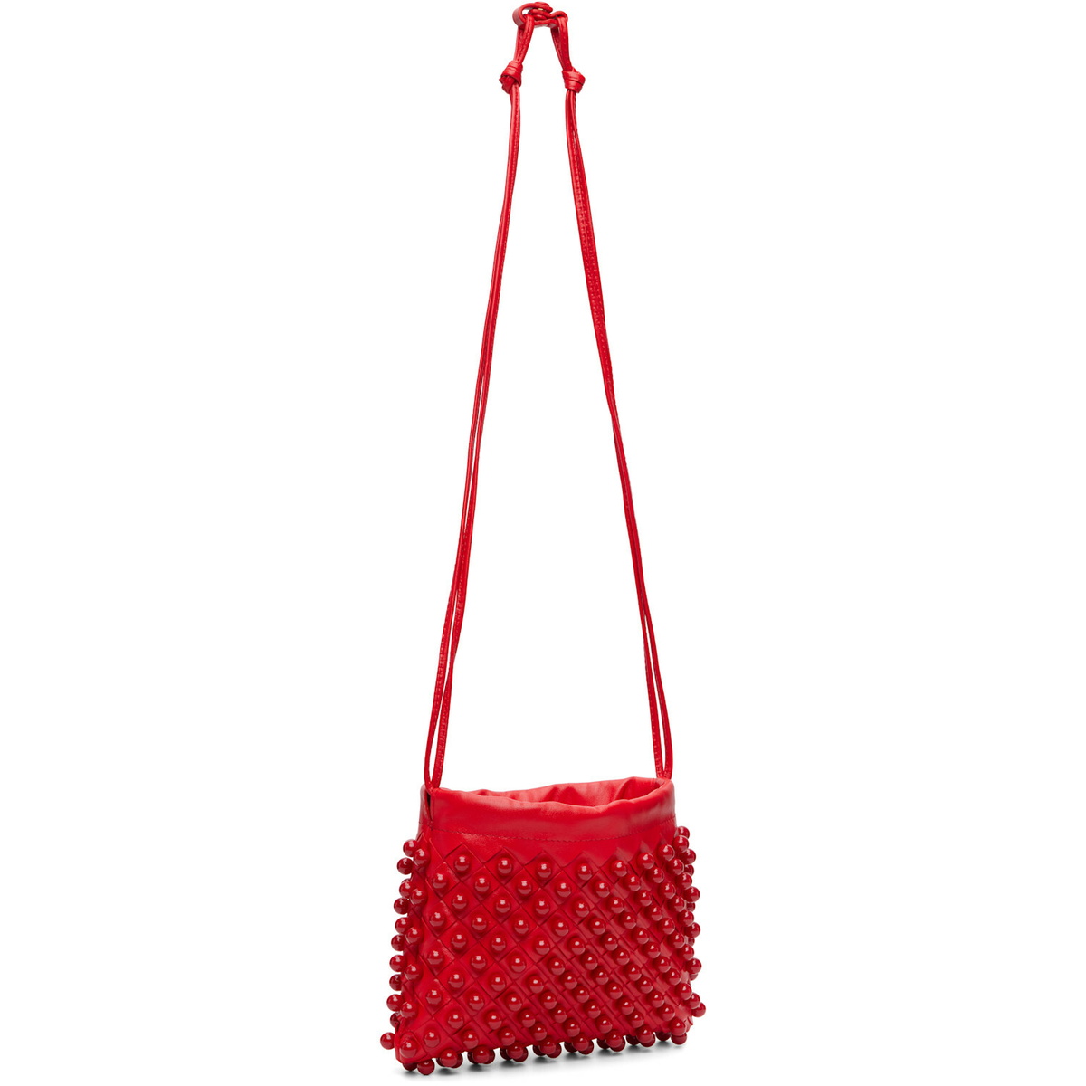 Bottega Veneta Red Beaded Small Dustbag