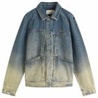 Dime Men's Denim Jacket in Dipped Sandblasted Indigo