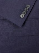 Husbands - Double-Breasted Wool-Fresco Suit - Blue