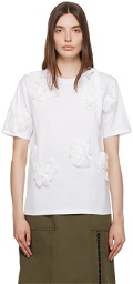 3.1 Phillip Lim White Floral T-Shirt