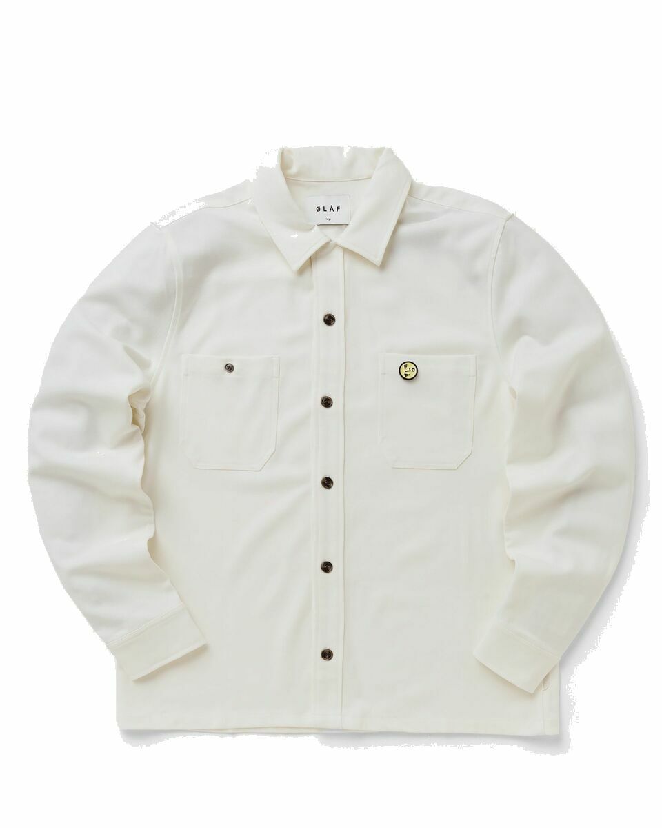 Photo: ølåf Classic Flannel Shirt White - Mens - Longsleeves
