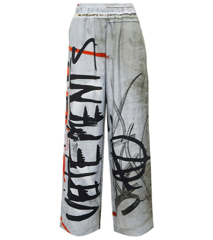 Photo: Vetements Printed cotton sweatpants