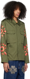 BLUEMARBLE Khaki Embroidered Jacket