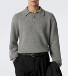 Saman Amel Sander cashmere polo sweater