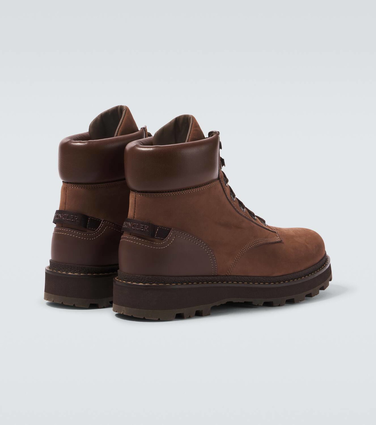 Moncler Peka leather hiking boots