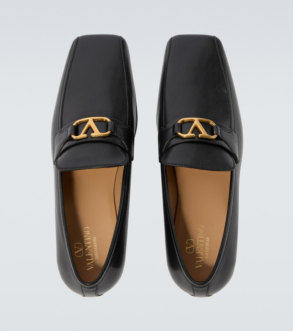 Valentino VLogo leather loafers