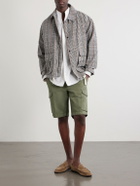 Slowear - Straight-Leg Cotton and Linen-Blend Shorts - Green