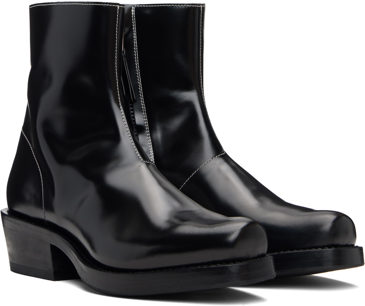 Second/Layer Black Charro Boots