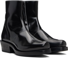 Second/Layer Black Charro Boots