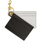 Moschino Black and White Double Card Holder