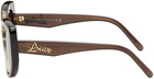 LOEWE Brown Butterfly Sunglasses