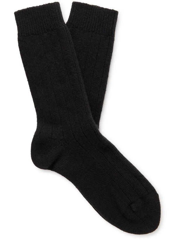 Photo: NN07 - Sock One Ribbed Wool-Blend Socks