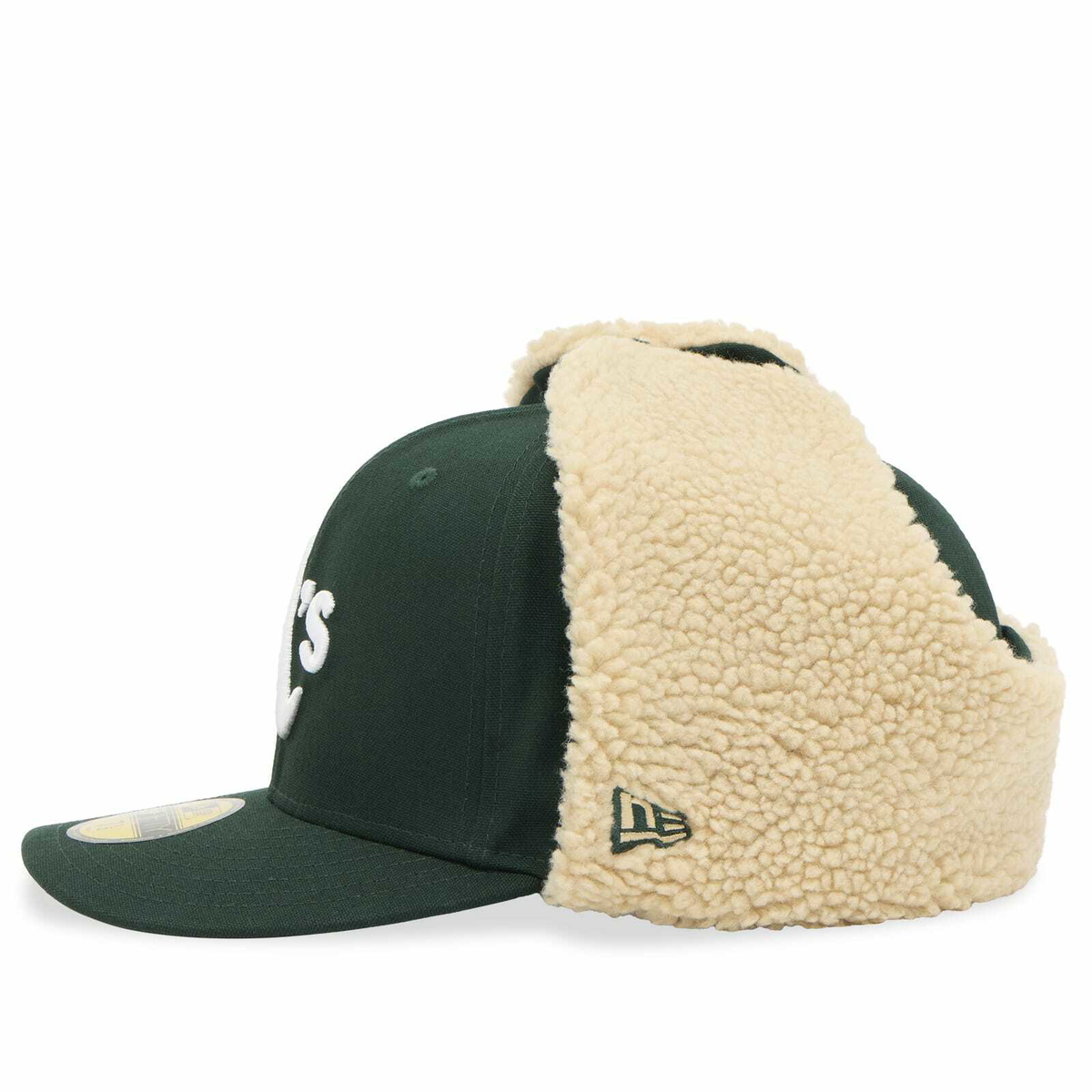 New Era Oakland Athletics World Series 59Fifty Dogear Cap in Dark Green