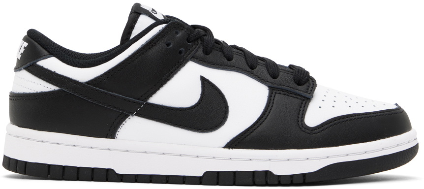 Nike Black & White Dunk Low Sneakers Nike