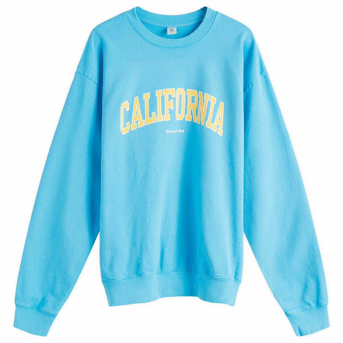 Sporty&Rich｜ (California Crewneck - Navy/Gold/White (ST CALIFORNIACREWNECKFADEDBLACKGO