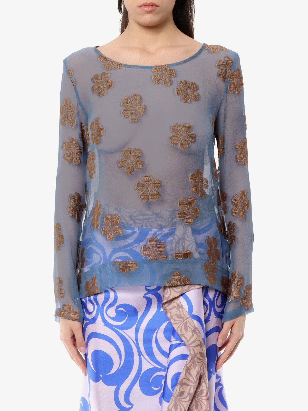 DRIES VAN NOTEN Viscose top