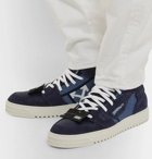 Off-White - 3.0 Off-Court Suede, Leather and Canvas High-Top Sneakers - Men - Blue