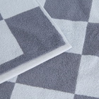 HAY Check Bath Mat in Steel Blue 