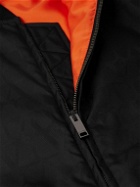 Valentino Garavani - Toile Iconograph Logo-Jacquard Shell Bomber Jacket - Black