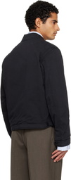 TONYWACK Black Garment-Dyed Cotton Deck Denim Jacket
