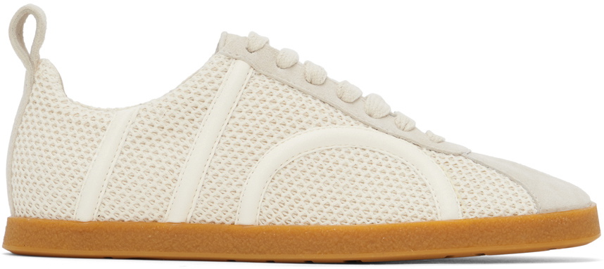 スニーカー toteme Sneakers - TOTEME - Cotton - White White Recycled cotton-twill sneakers | TOTEME | NET-A-PORTER