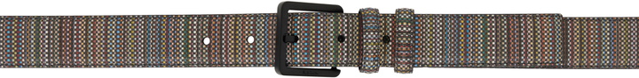 Photo: Paul Smith Multicolor 'Signature Stripe' Coated Canvas Belt