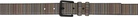 Paul Smith Multicolor 'Signature Stripe' Coated Canvas Belt