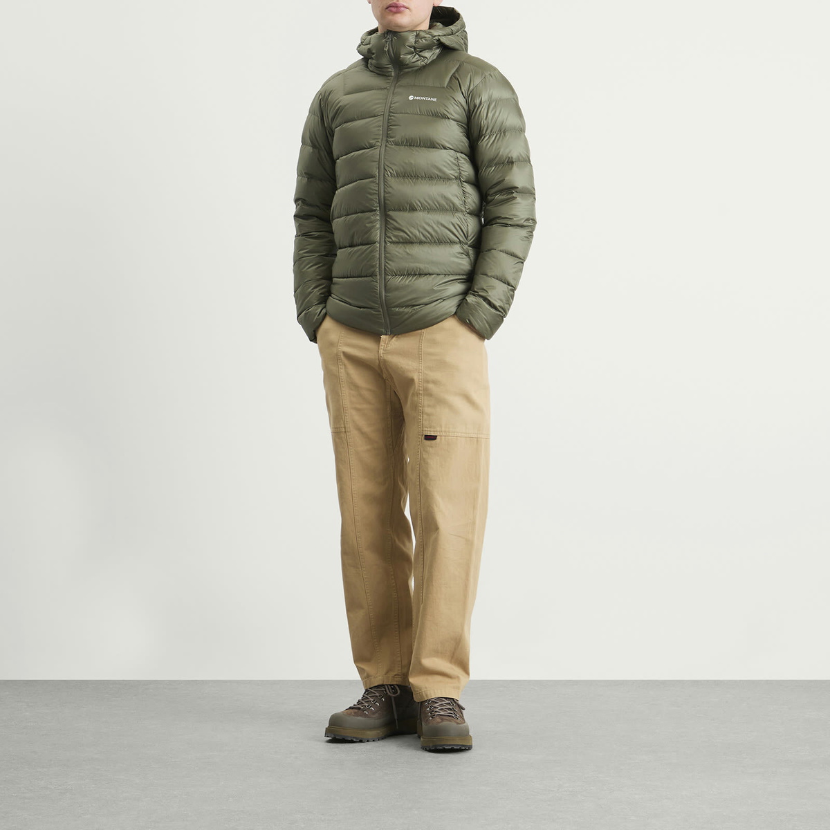 Montane Men's Anti-Freeze XT Hooded Down Jacket in Caper