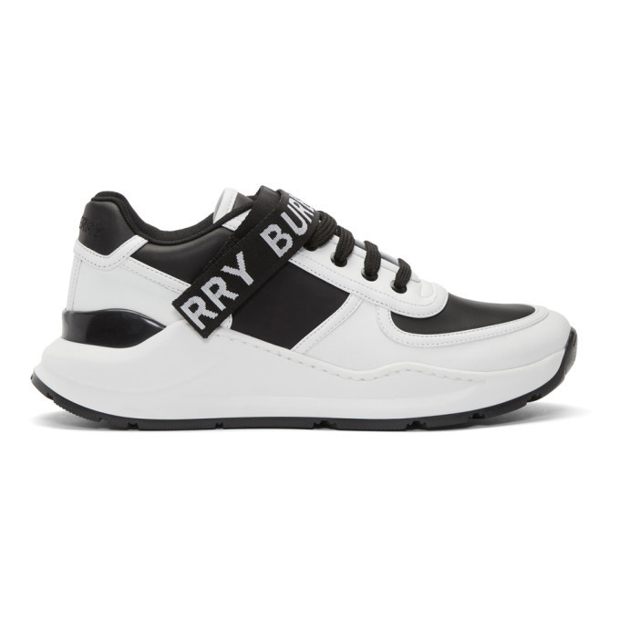 Photo: Burberry Black and White Ronnie M Sneakers