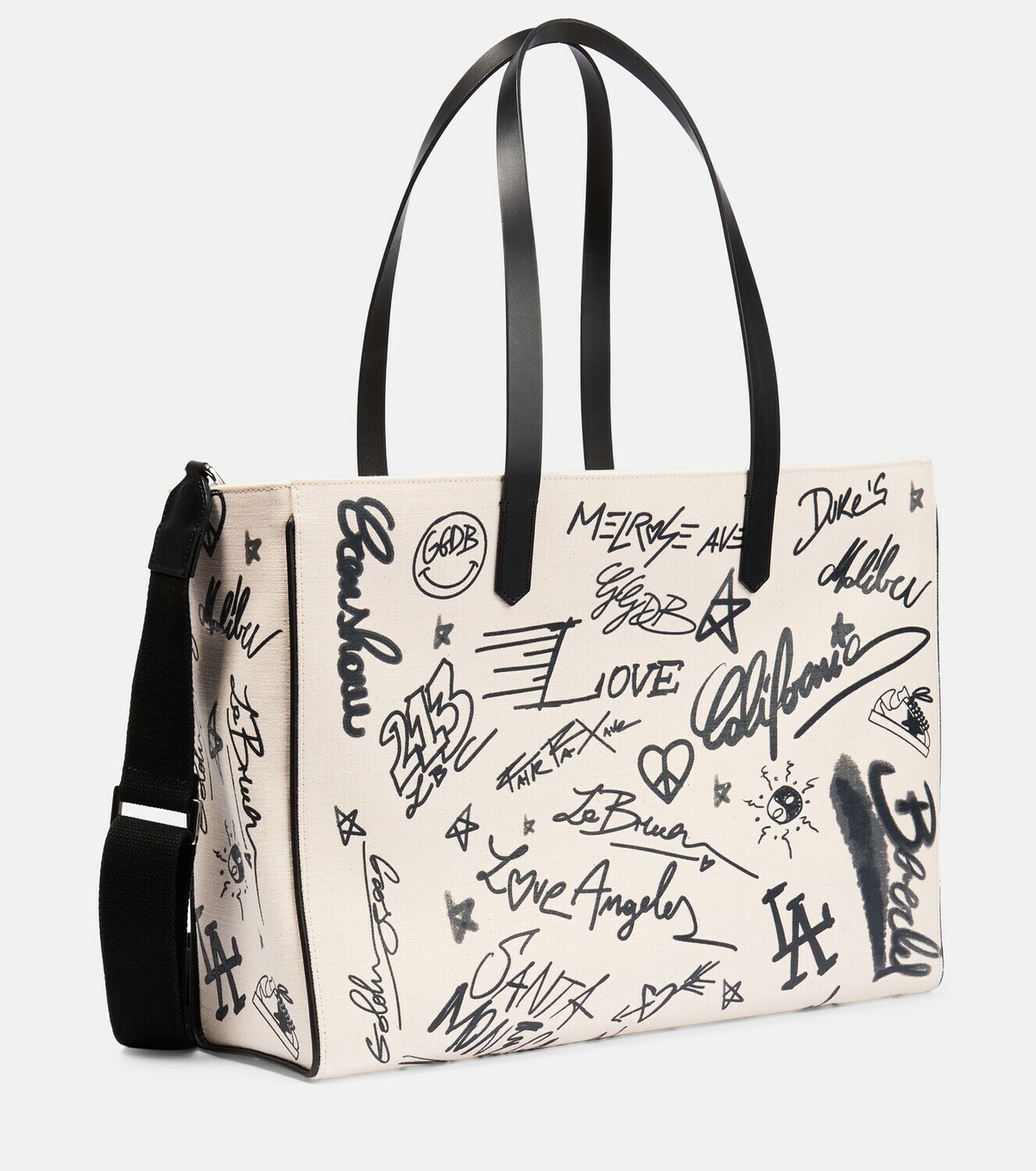 Golden Goose - California printed canvas tote