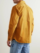 Mr P. - Herringbone Cotton Shirt - Yellow