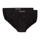 Tom Ford Two-Pack Black Cotton Briefs