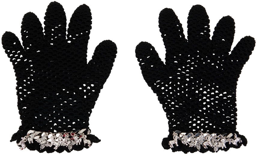 Photo: Chopova Lowena Black Charm Gloves