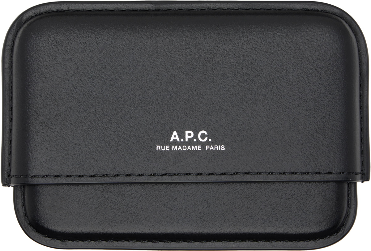 A.P.C. Black Repeat Neck Pouch A.P.C.