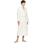 Tekla Off-White Terry Classic Bathrobe