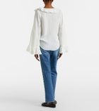 Simkhai Amelia studded straight jeans