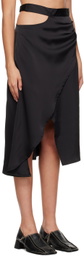 Han Kjobenhavn Black Drape Midi Skirt