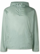 Amomento - Nylon Half-Zip Hooded Jacket - Green