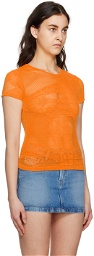 Diesel Orange T-Jaque T-Shirt