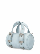 MARGE SHERWOOD - Belted Log Suede Top Handle Bag