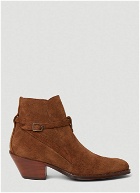 Ratched 45 Suede Ankle Boots in Brown